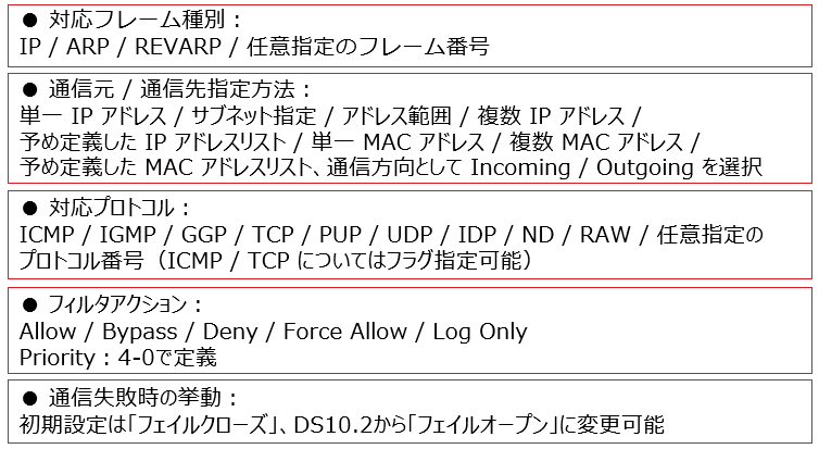 ホスト型ファイアウォール